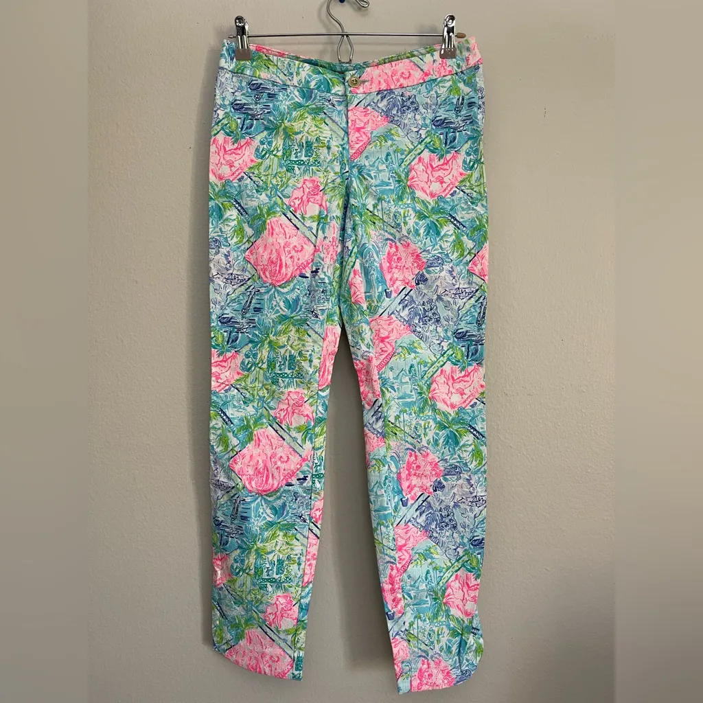 Lilly Pulitzer “Kelly Skinny Ankle Pants” Bohemian Queen size 2 - Image 2