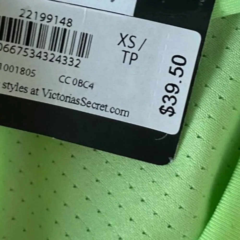 Victoria's Secret sz‎ XS lime sleeveless athletic top NWT - Image 8