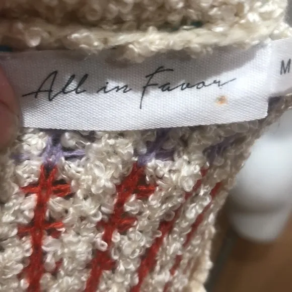 All in favor multiple color knit pullover sweater - Image 6