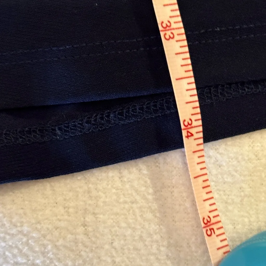 ROZ & ALI  Navy Sleeveless Dress with Zipper Detail - Image 13