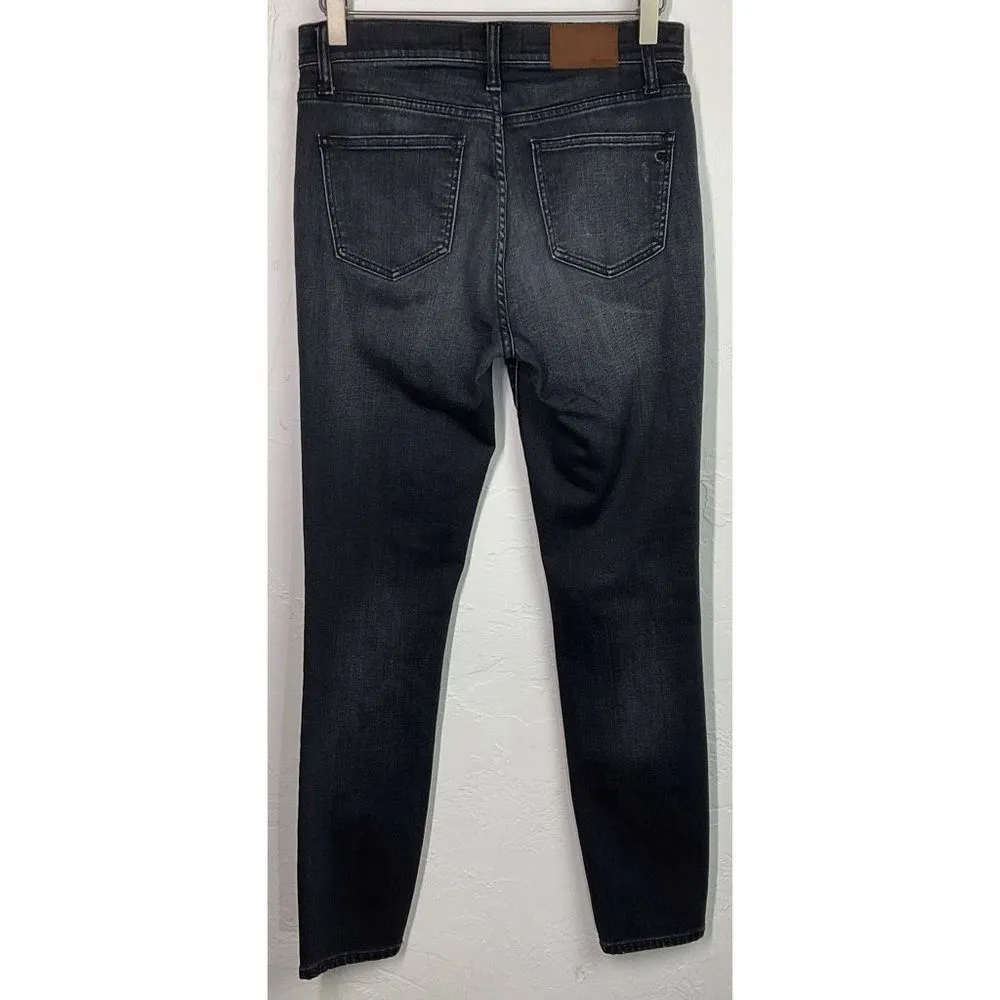 Madewell Black Kincaid Distressed High Riser Skinny Jeans 27 - Image 5