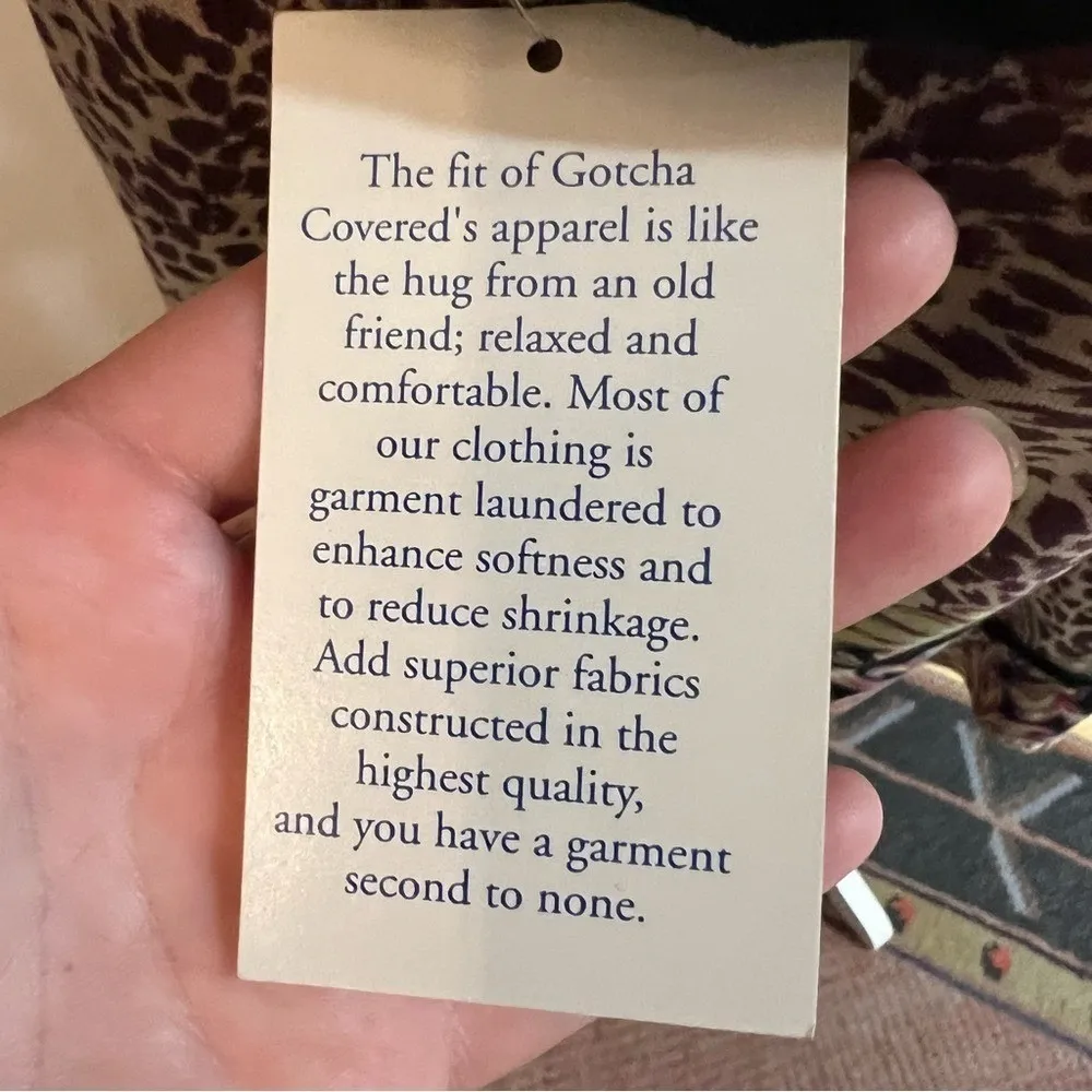 Vintage Gotcha Covered Baroque Animal Print Skirt Suit Set Made USA Size 12 14 Black - Image 11