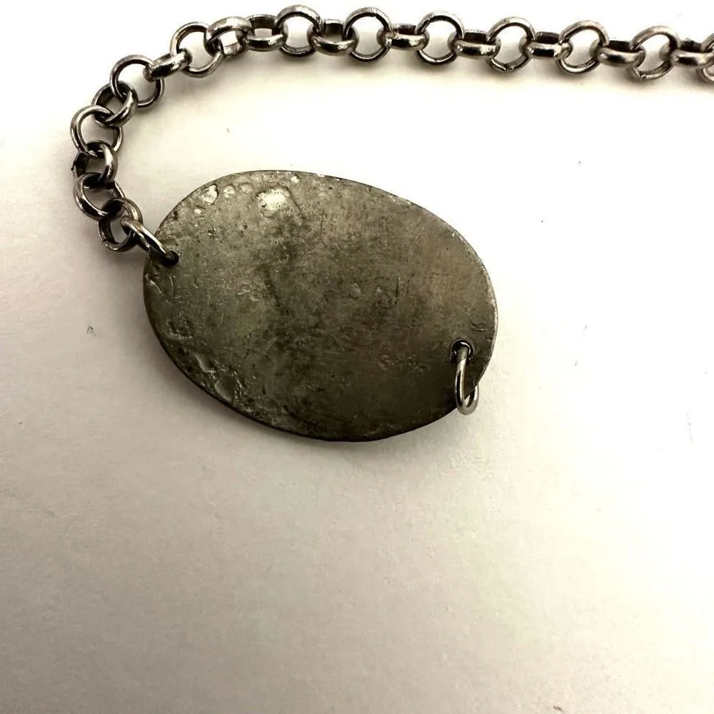 Bloom ID tag bracelet Silver - Image 4