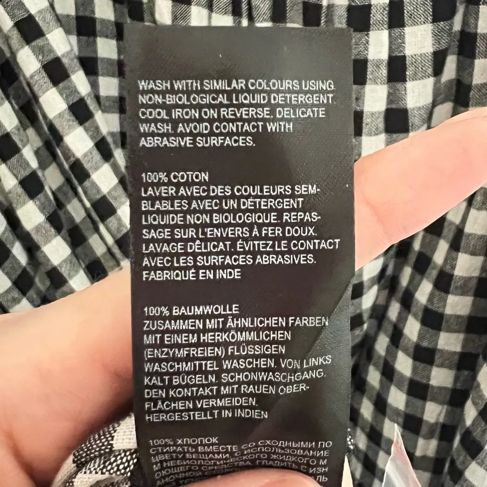 NWOT Whistles Penny Tie Strap Gingham Jumpsuit Size 14 - Image 14