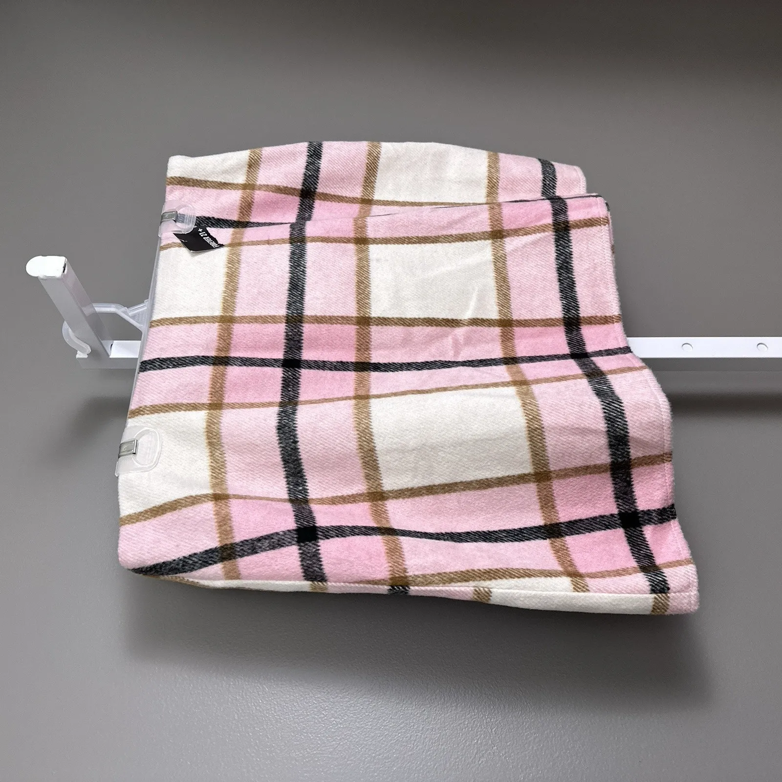 New Forever 21 Mini Skirt Pink Plaid Wool Blend Lined Plus Size 1X Forever 21+ - Image 2