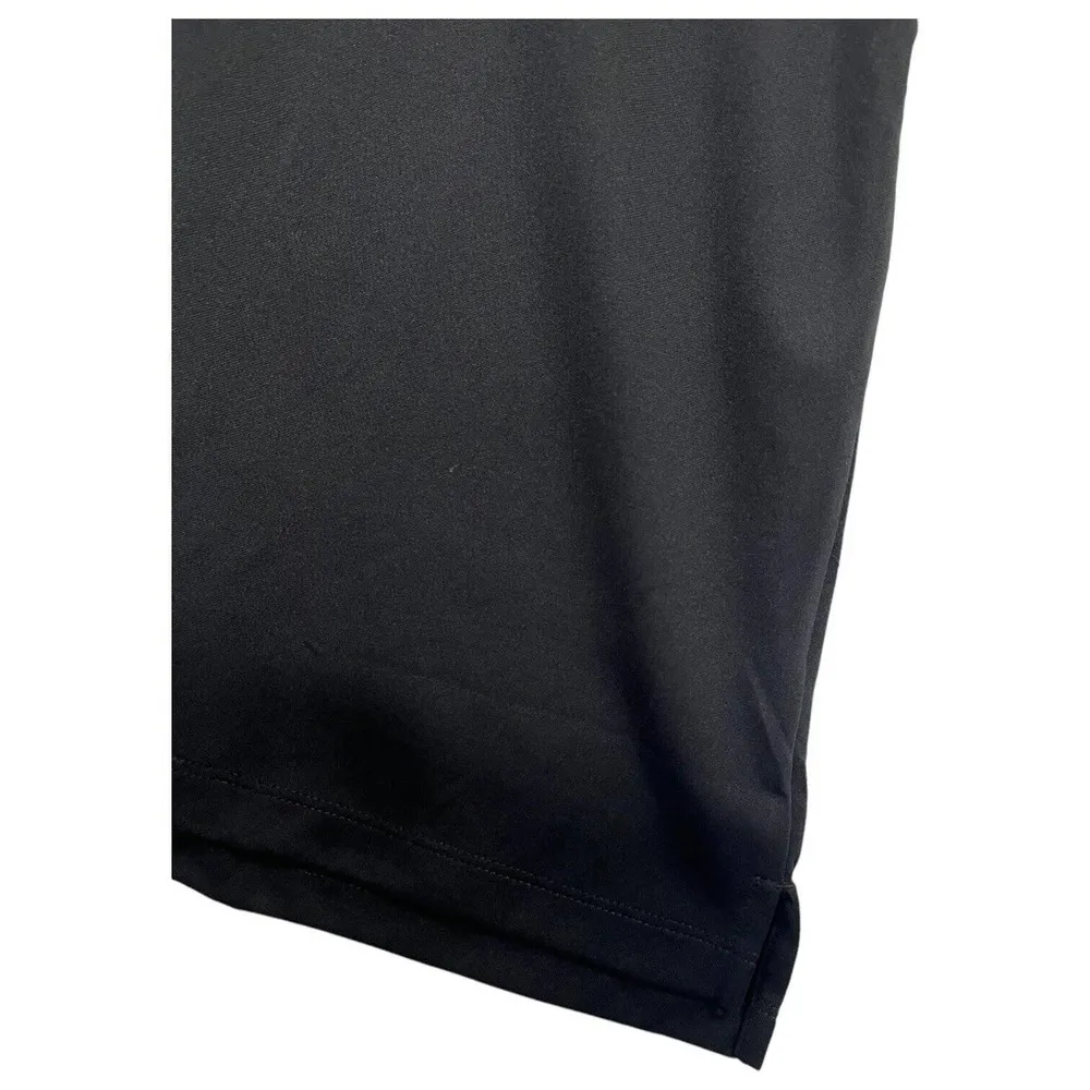 New Nike Golf Womens XL NBA Polo Shirt Dry Fit Short Sleeve Pullover Black - Image 6