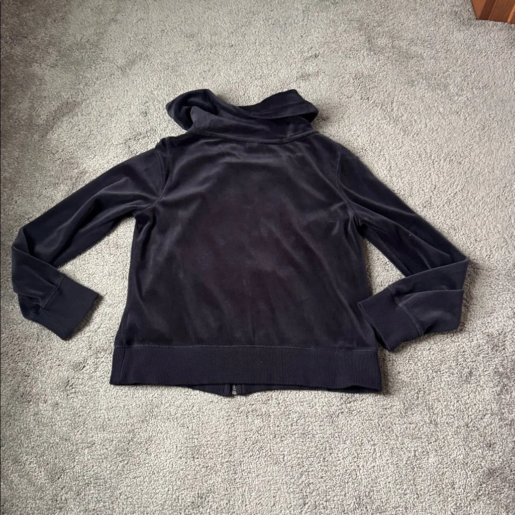 Michael Kors Velour Cowl Neck Full Zip Jacket SIZE M 🎟️ Size M - Image 5