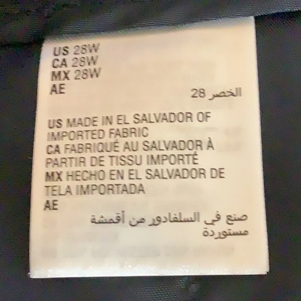 Alfani Size 28W Plus Size Tummy Control Curvy Fit Blue Trousers. New With Tags - Image 7