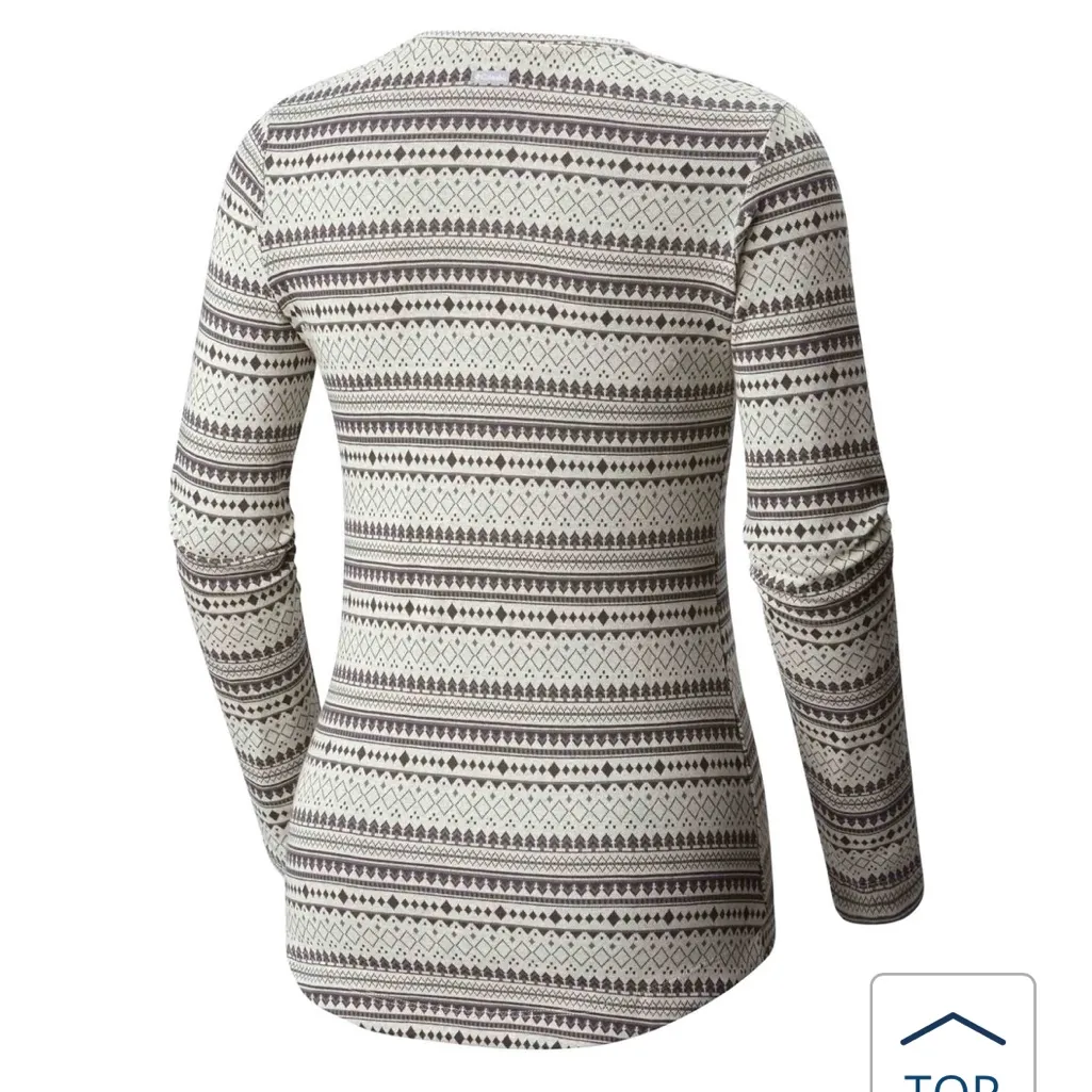 Columbia NWT  Jacquard Henley - Image 3