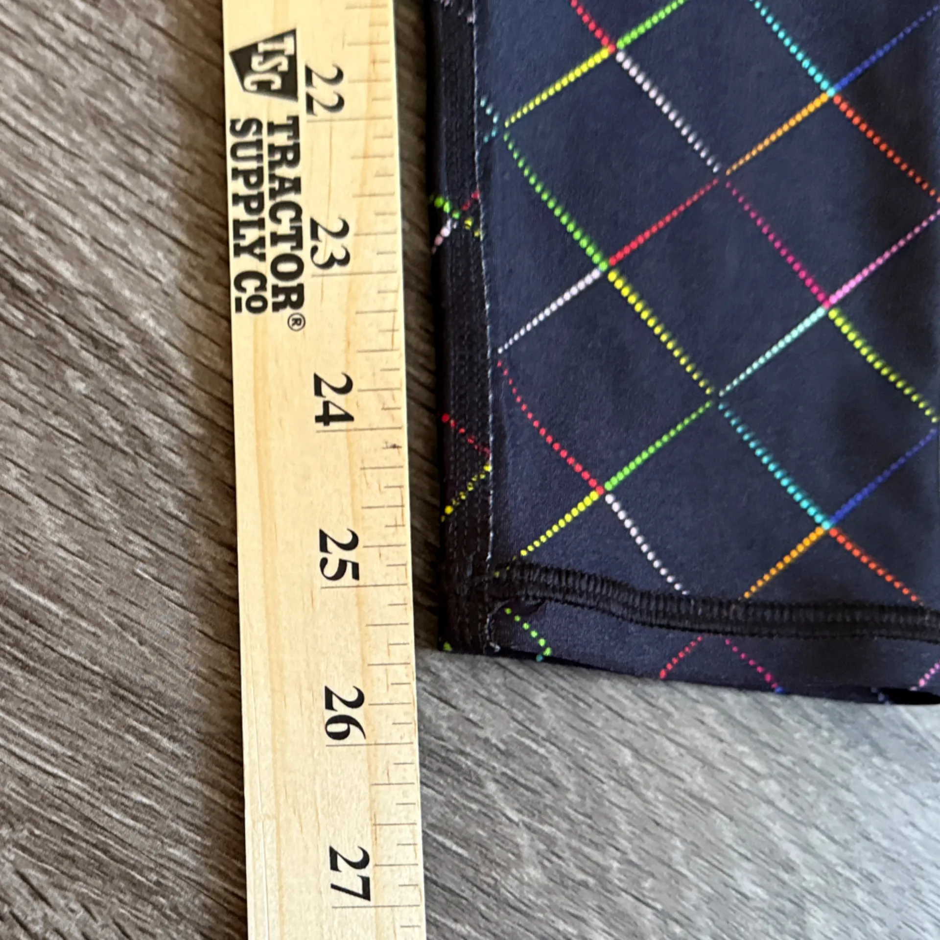 Terez Rainbow Seeing Sound Super High Waist Athletic Leggings XS Colorful Unique - Image 8