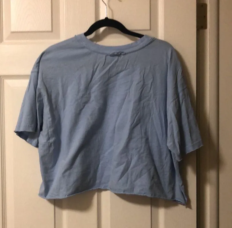 Womens FP Movement by Free People Tee sz M blue - Image 6