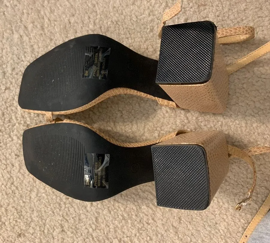 Princess Polly Nude Heels - Image 4