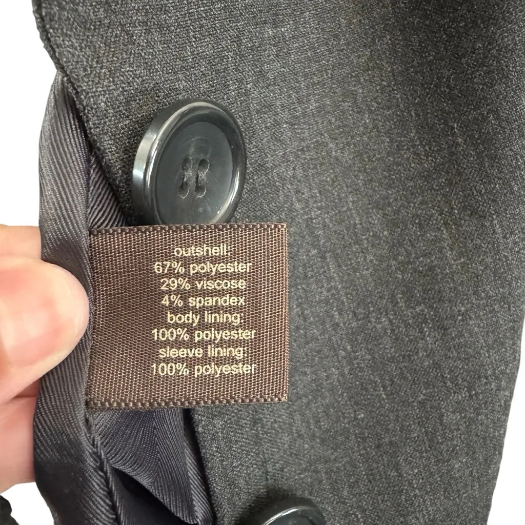 The Limited Dark Gray Two Button Blazer - Image 7