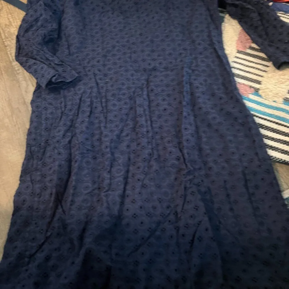LL Bean size 14 dress Blue - Image 8