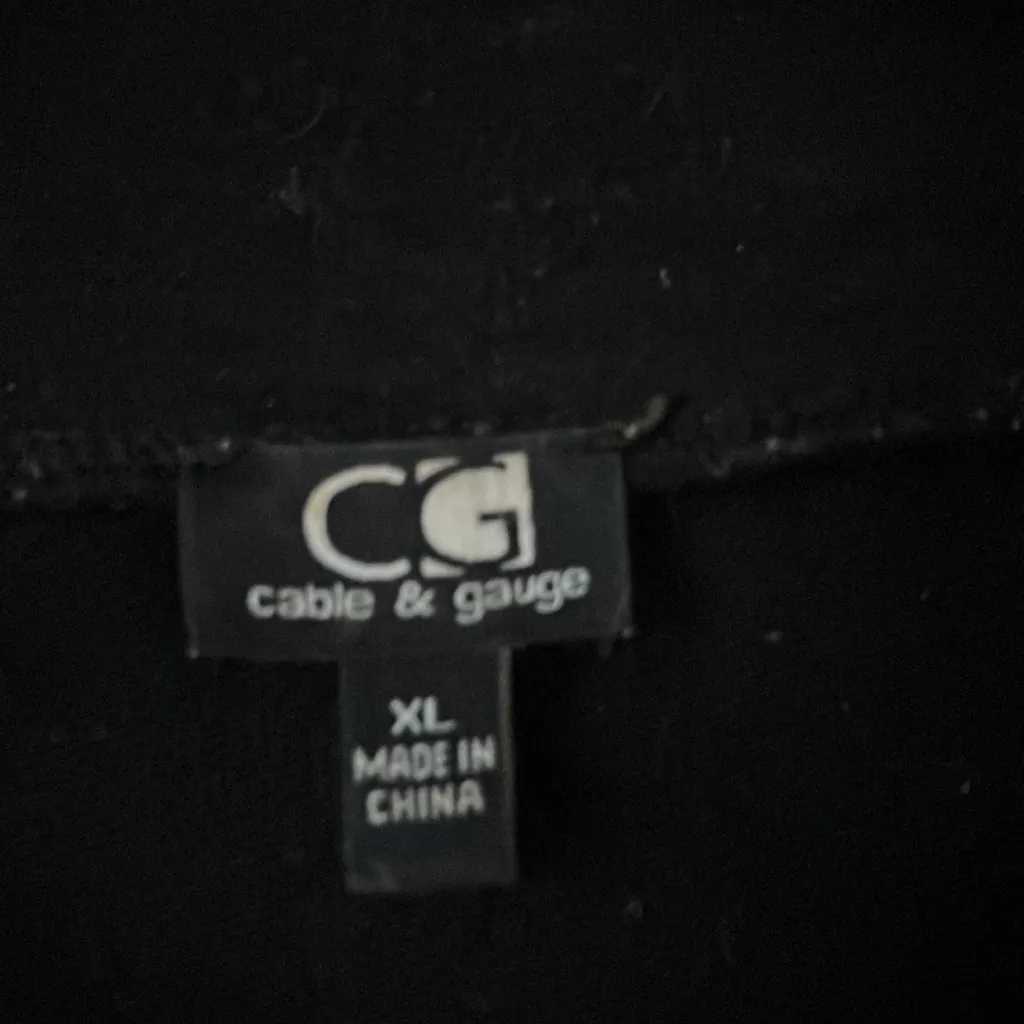 Cabie & Gauge brand vest🖤 Black Size XL - Image 4