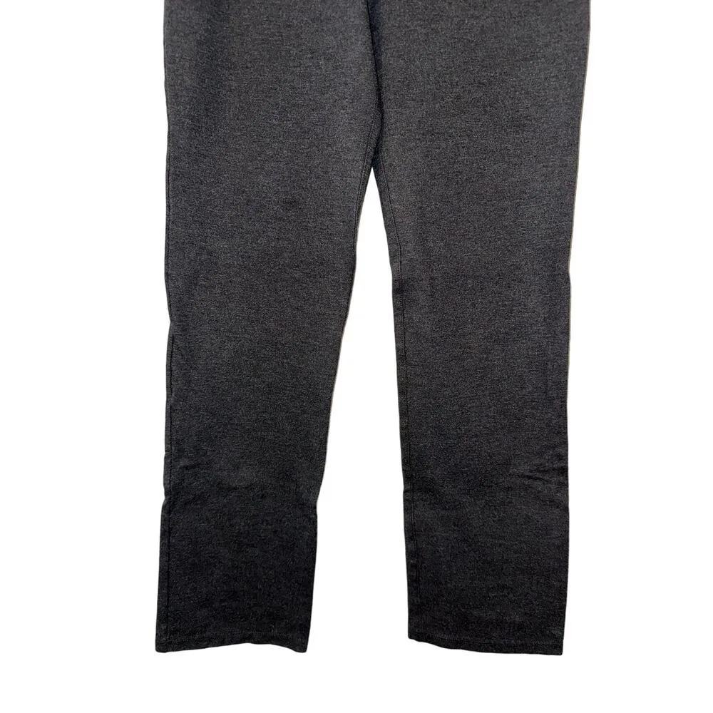 Betabrand Heathered Gray Businesswear Office Wear Workwear Pants Size L - Image 3