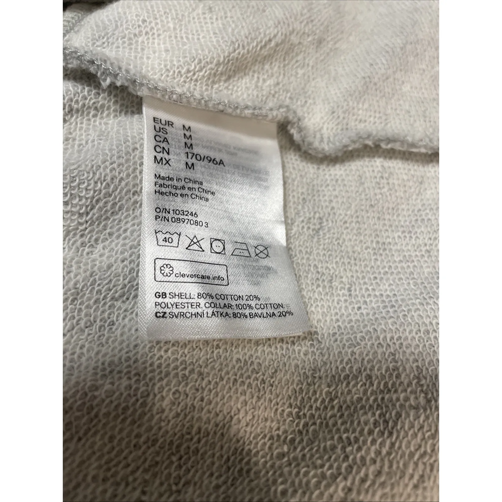 Tiered Long Sleeve Midi Sweatshirt Dress Womens M Cottage Baggy Modest Ruffle Gray Size M - Image 7