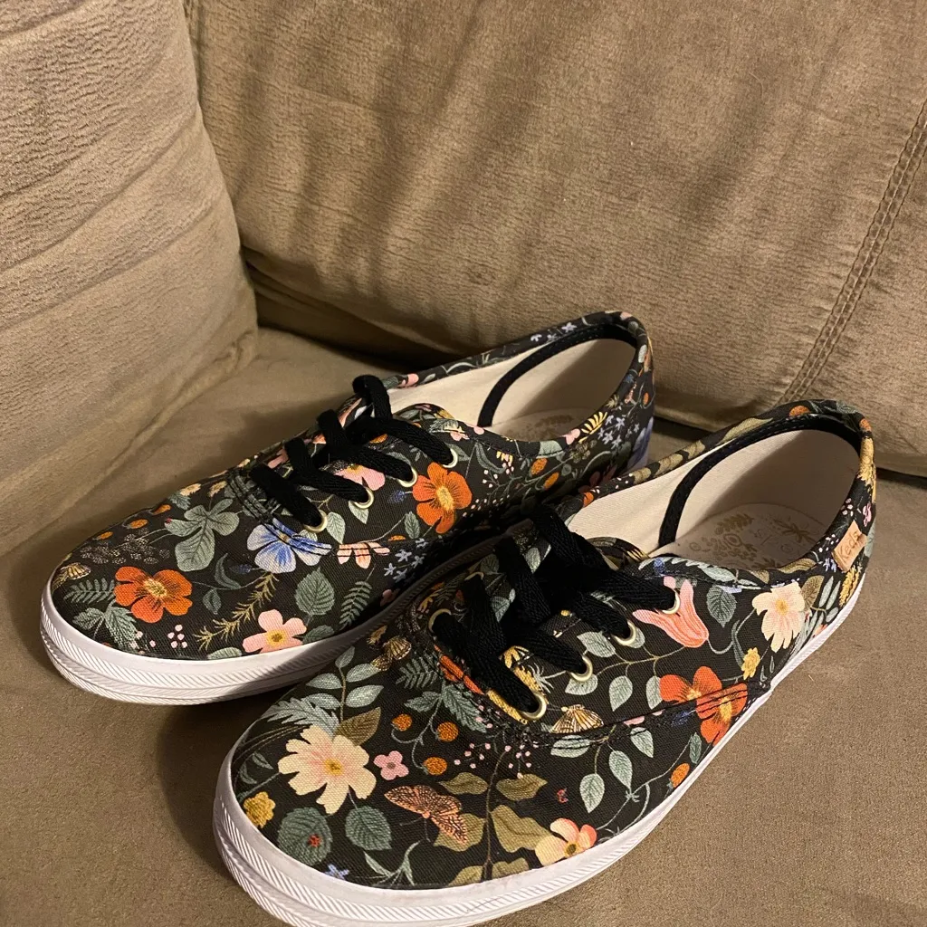 Keds x Rifle Paper Co Champion Floral Sneakers Strawberry Fields Women - Image 5