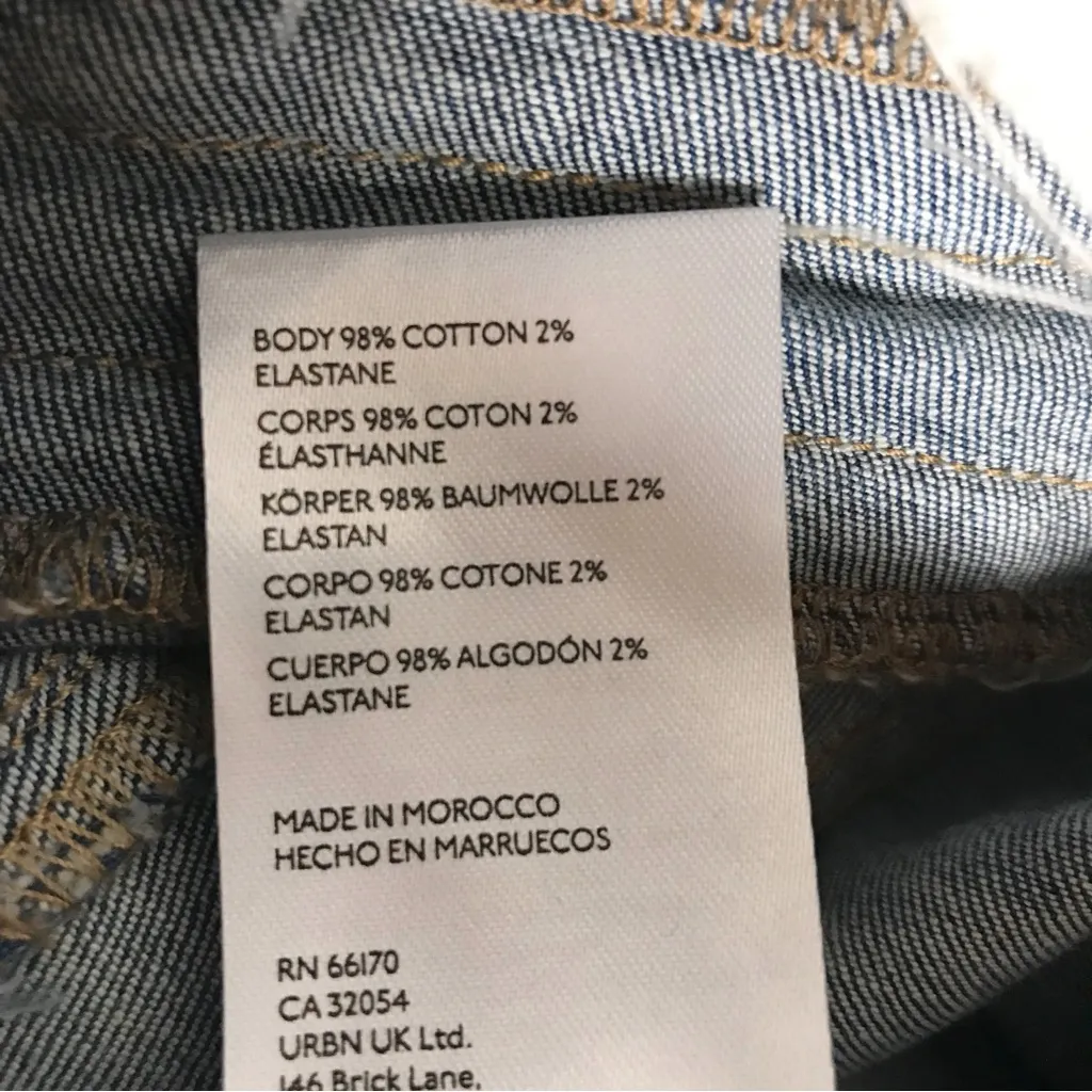 FREE PEOPLE Bella Moto Mid Rise Skinny Jeans Size 27 Ankle Zip Crop Fitted New - Image 13