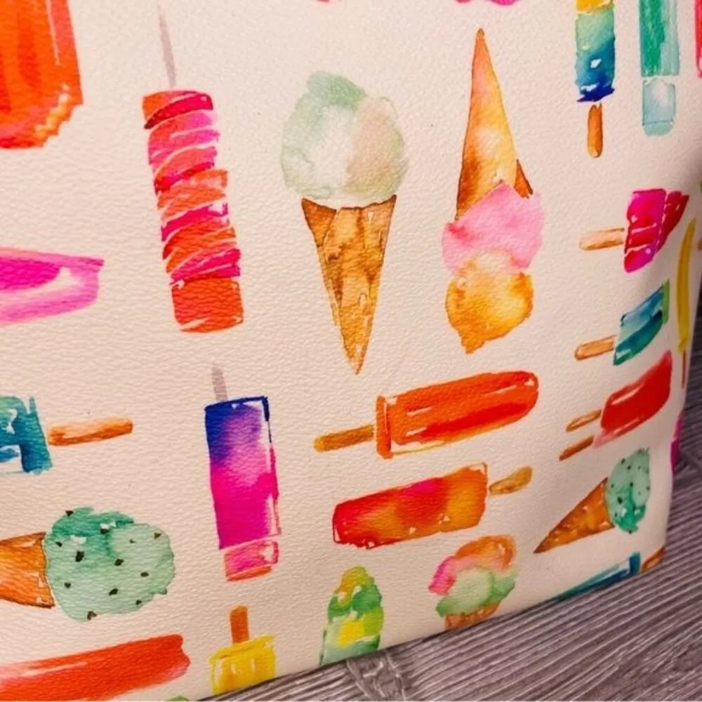 Kate spade flavor of the month popsicle summer tote bag hand bag purse large - Image 9