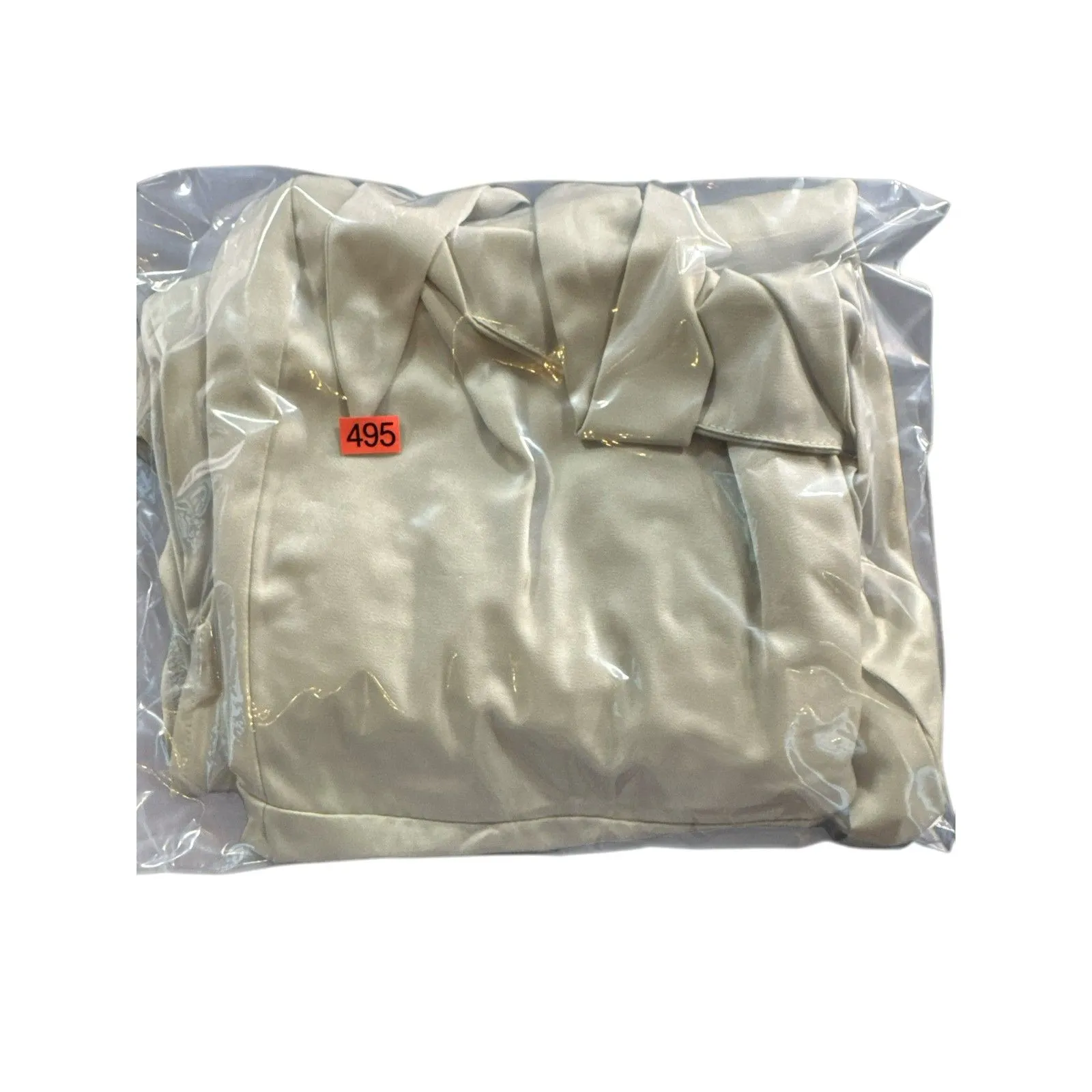 Satin Tea Green Maxi Dress Size L - Image 8