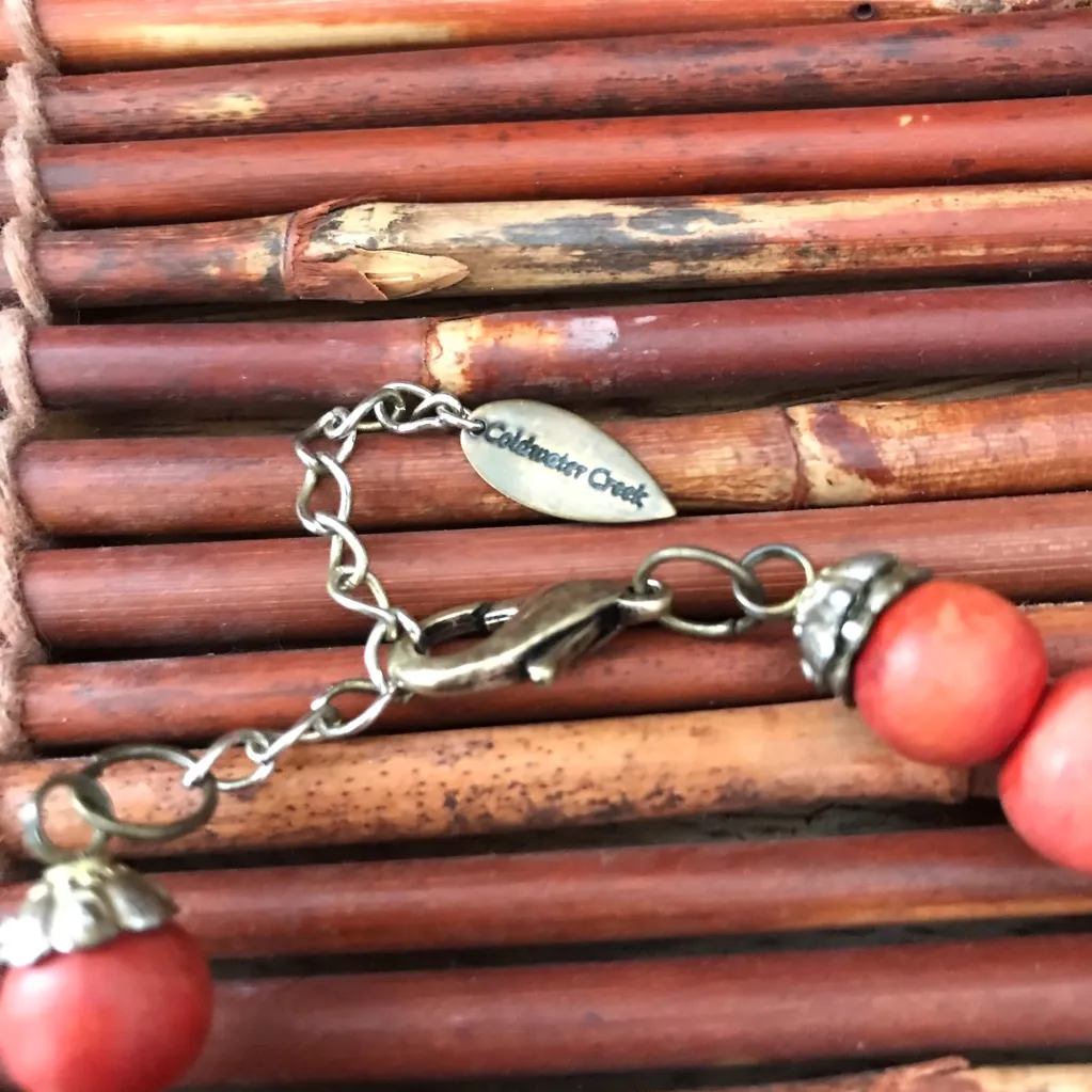 Coldwater Creek  Rustic Bead Necklace - Image 7