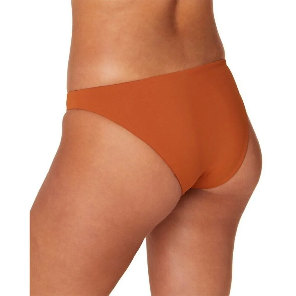 Andie Swim Cheeky Bikini Bottom Stretch Cinnamon Brown L - Image 2