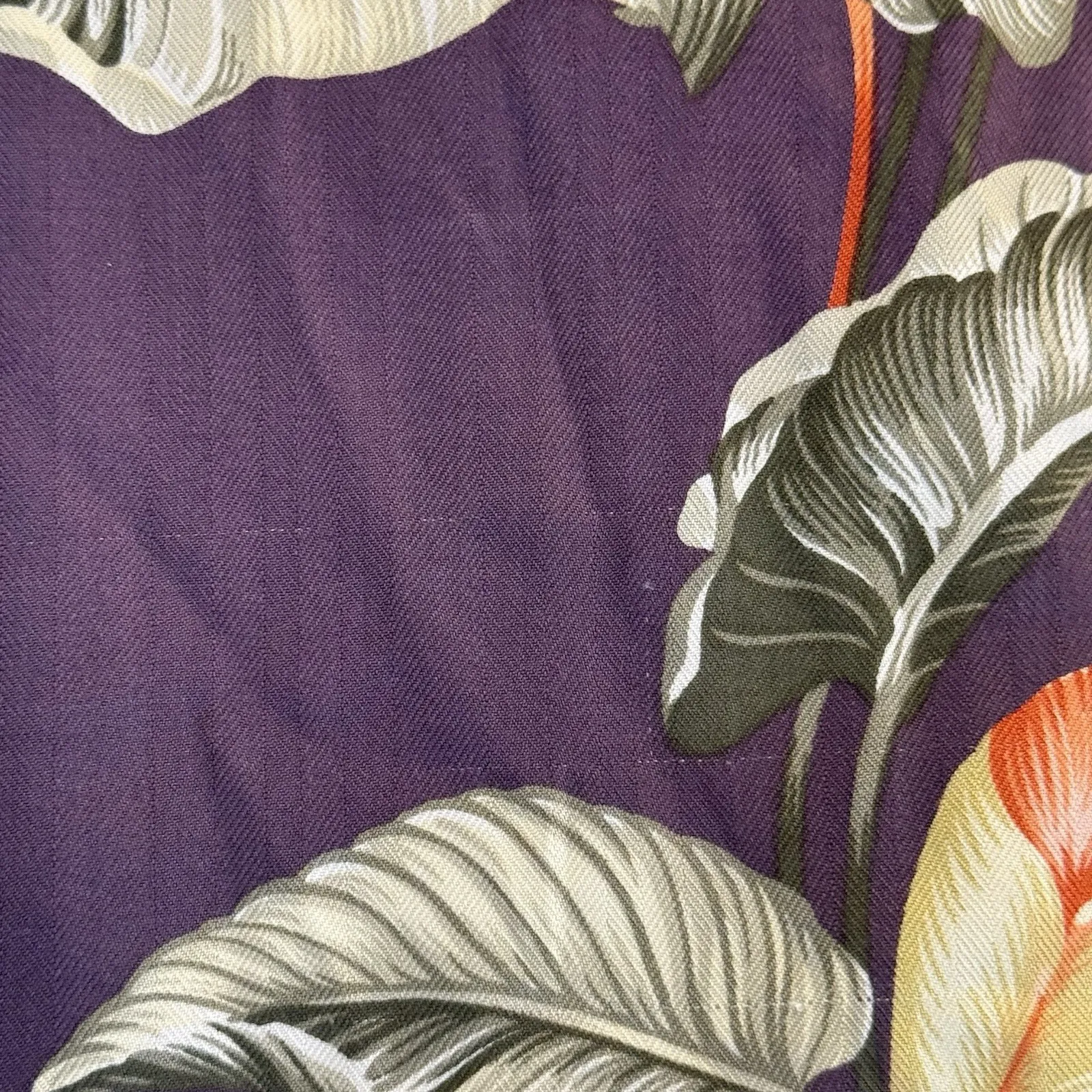 Tommy Bahama Womens 100% Silk Sleeveless Button Up Top Blouse Purple Floral SM - Image 11