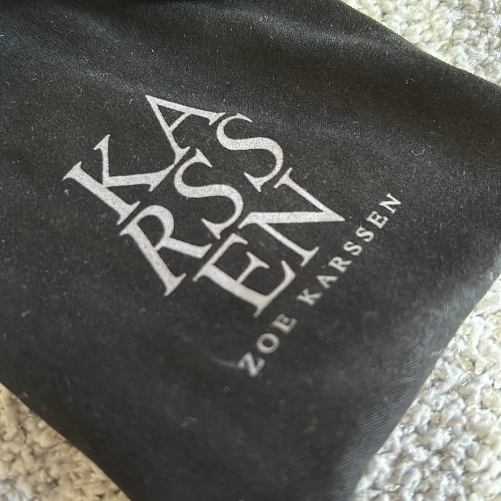 Zoe Karssen Cat Eye Sunglasses 🪩🖤 Black - Image 2