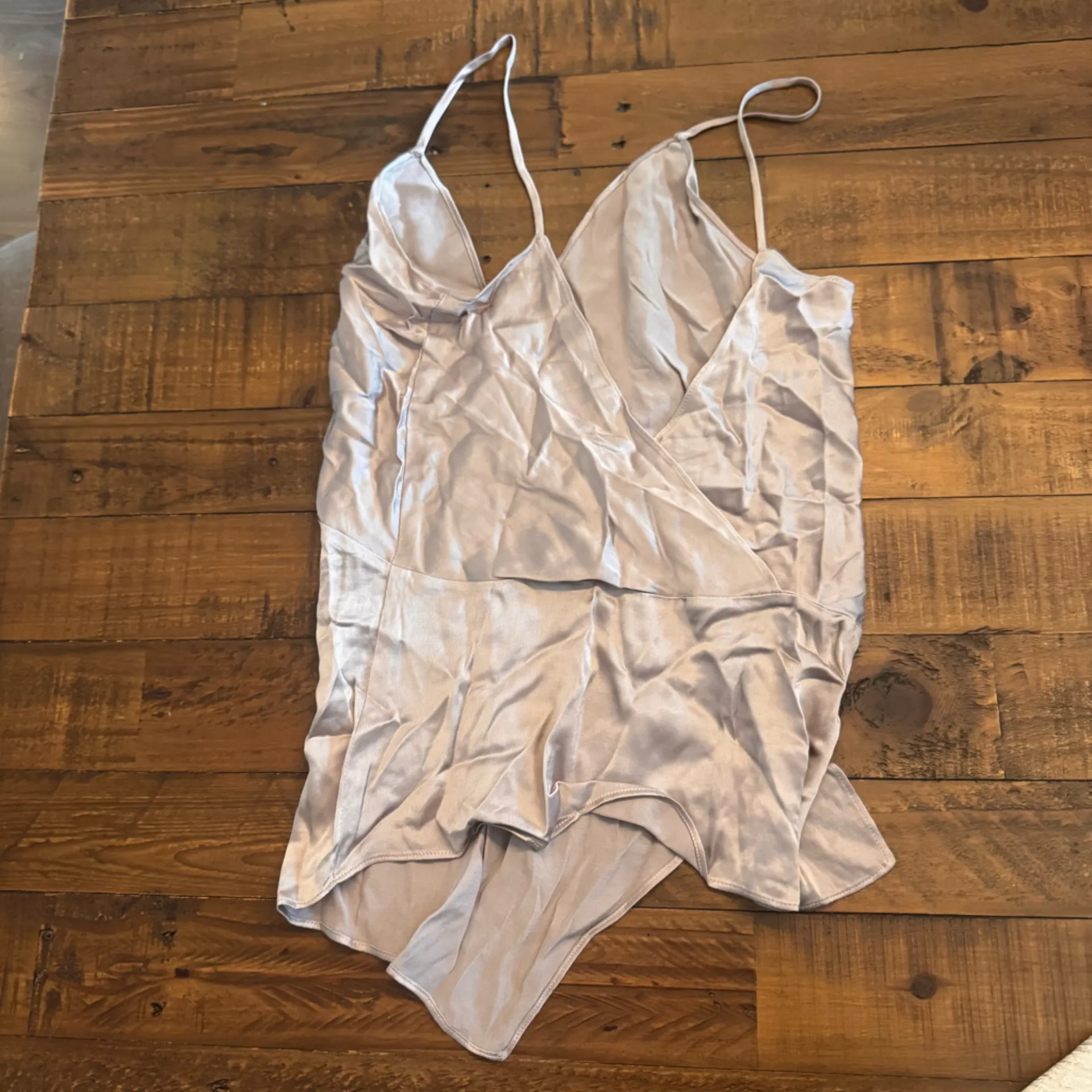 Zara Satin Asymmetrical‎ Tank - Image 4