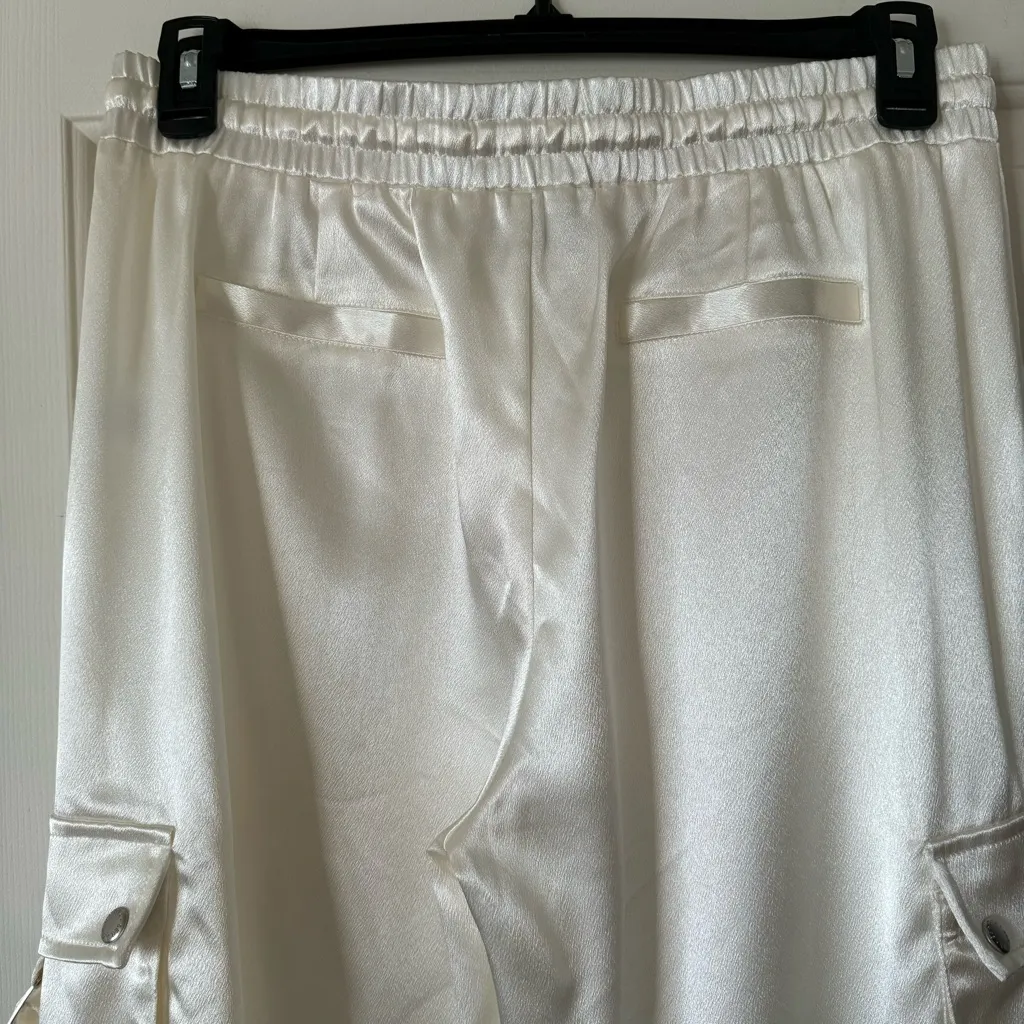 NWT SER.O.YA Finley Cargo Pants Winter White Size Large - Image 9