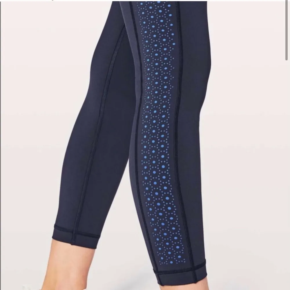 NWOT Lululemon Color Me Quick Navy 7/8 Tight Legging SZ. 4 NWOT - Image 4