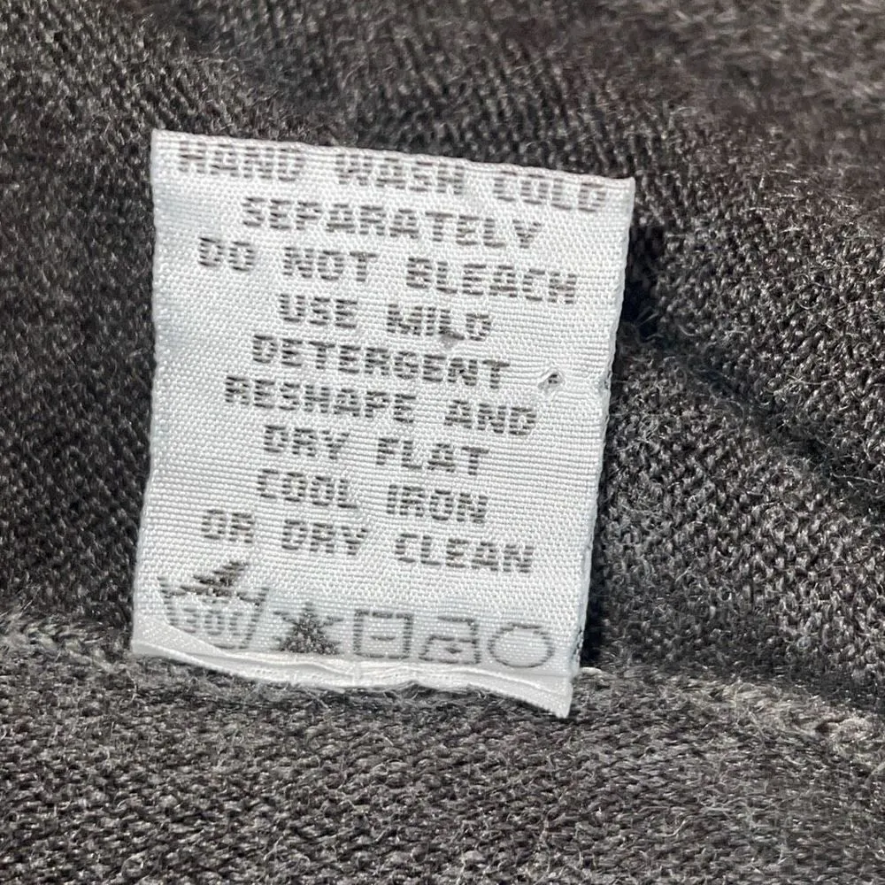 COLOURWORKS Henrieta Contrast Whipstitch Trim Cardigan Open Longline Waterfall S Gray - Image 8