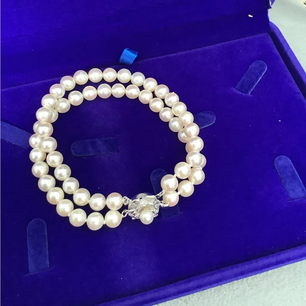 Authentic pearl bracelet 💖 Silver - Image 9