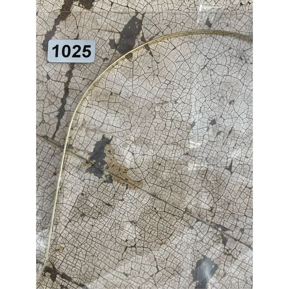 Gold colored cut glass tiara. Prom, special event, wedding . - Image 7