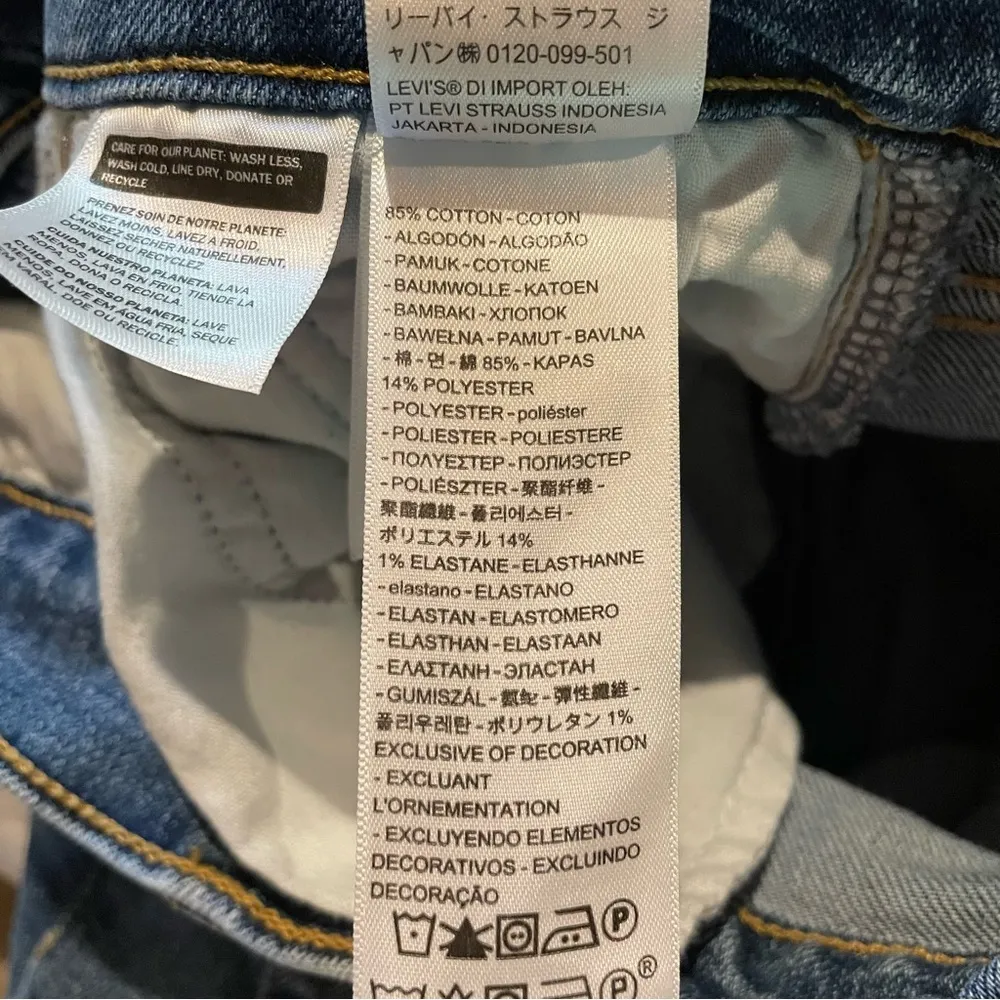 Wedgie Straight Fit High Rise Denim Jeans 27 - Image 7