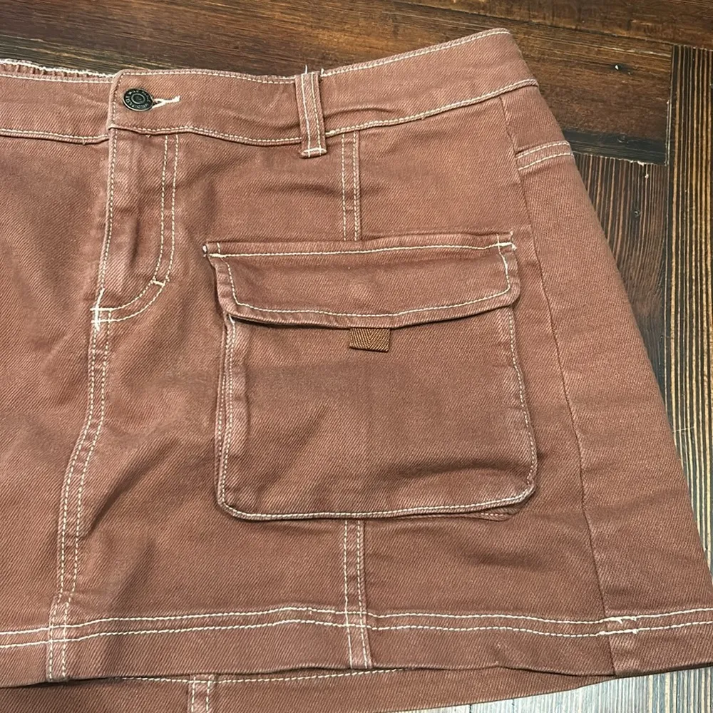 Wild fable brown cargo skirt - Image 3