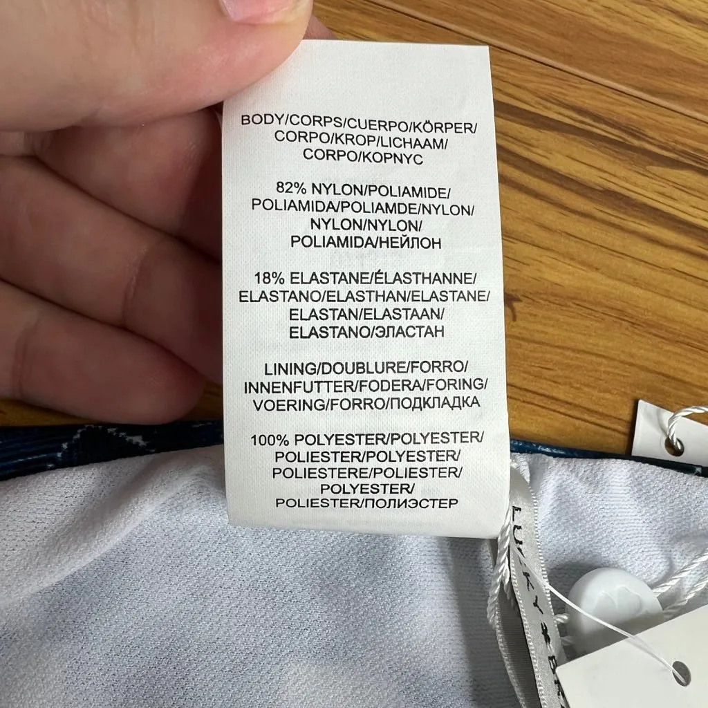 Lucky Brand Going South Bikini‎ Swim Bottoms Size S Embroidered Hipster NWT - Image 8