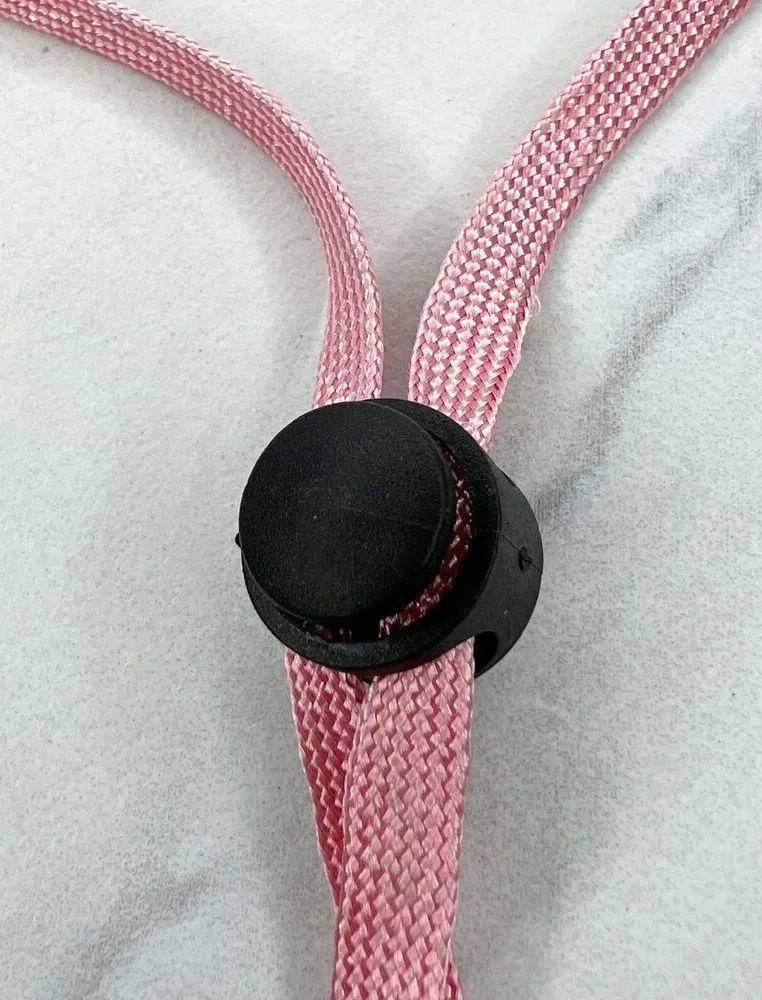 Pink Adjustable Double Clip ID Badge Holder School Work Lanyard Necklace - Image 8