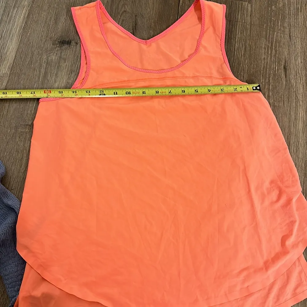 Lululemon Athletica Essential Pleated Tank in Orange - Image 4