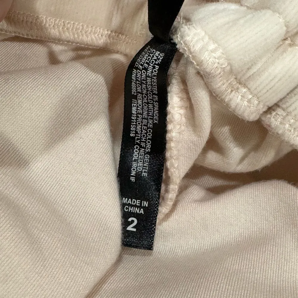 Torrid Sleep Cream Velour Pants Pajama Loungewear Women’s 2XL - Image 3
