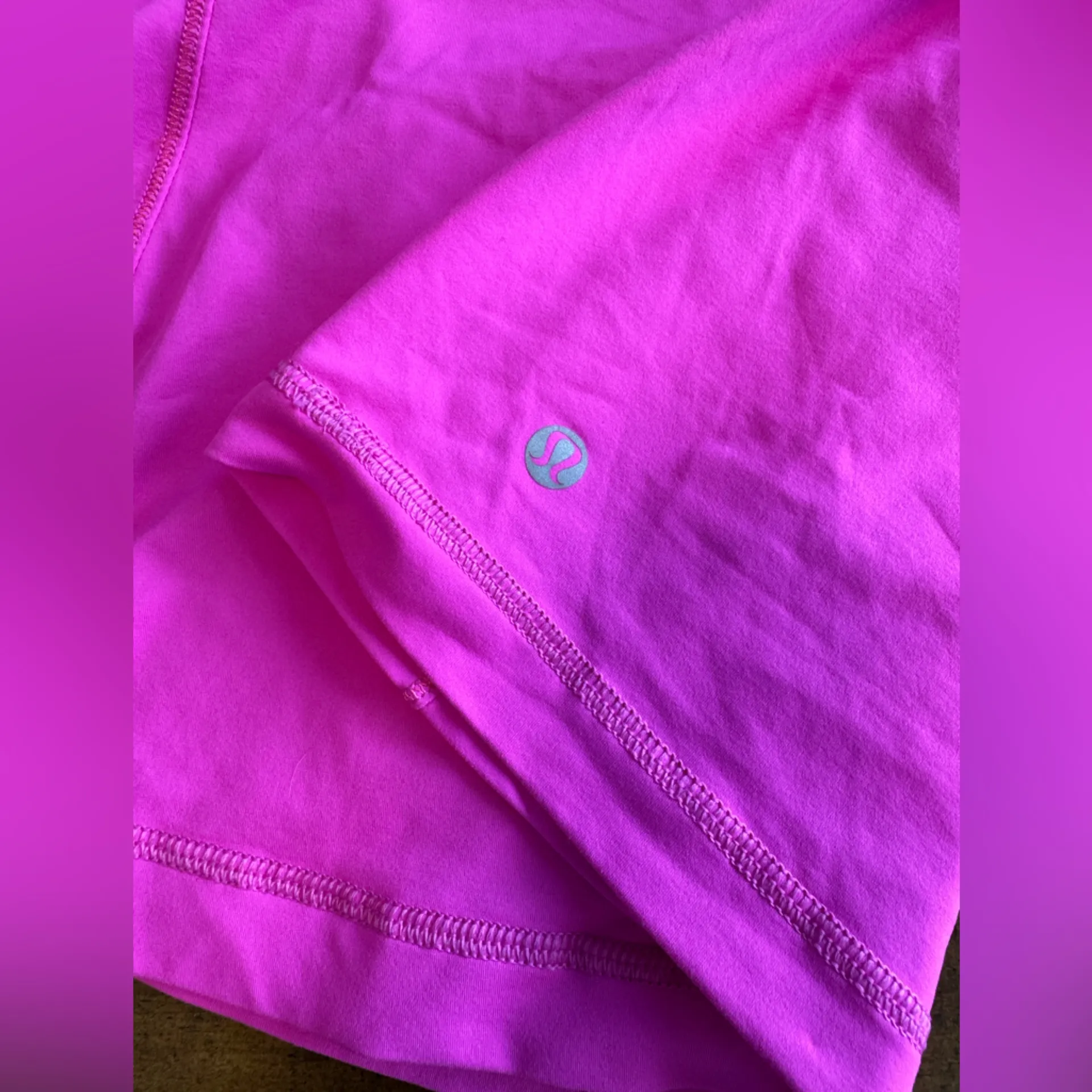 Lululemon | Pow Pink Metallic Silver Optimal Tank nwot - Image 2