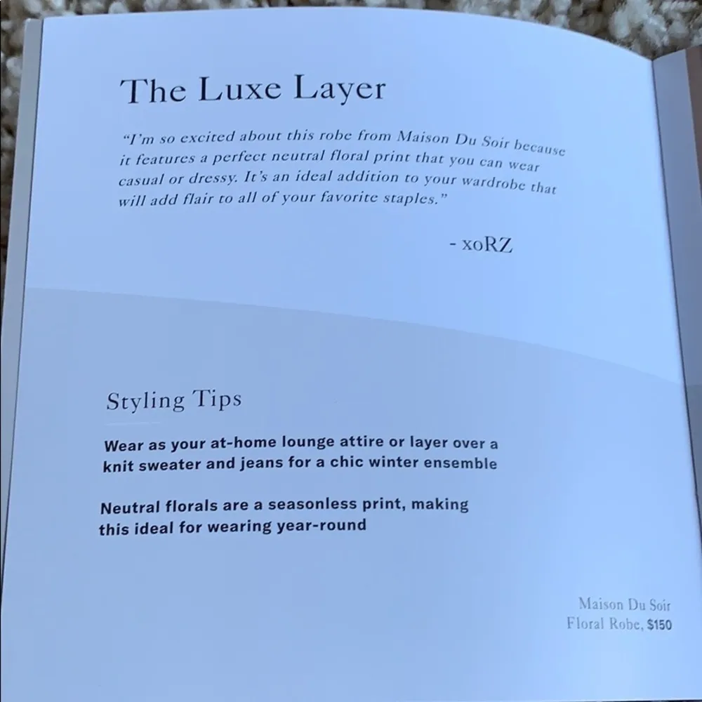Rachel Zoe Maison Du Soir Floral Robe Kimono S/M Box of Style - Image 4
