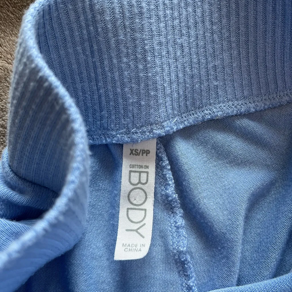 COTTON ON BODY Women’s Blue Soft Flare Sweat Pants Sz XS EUC - Image 5