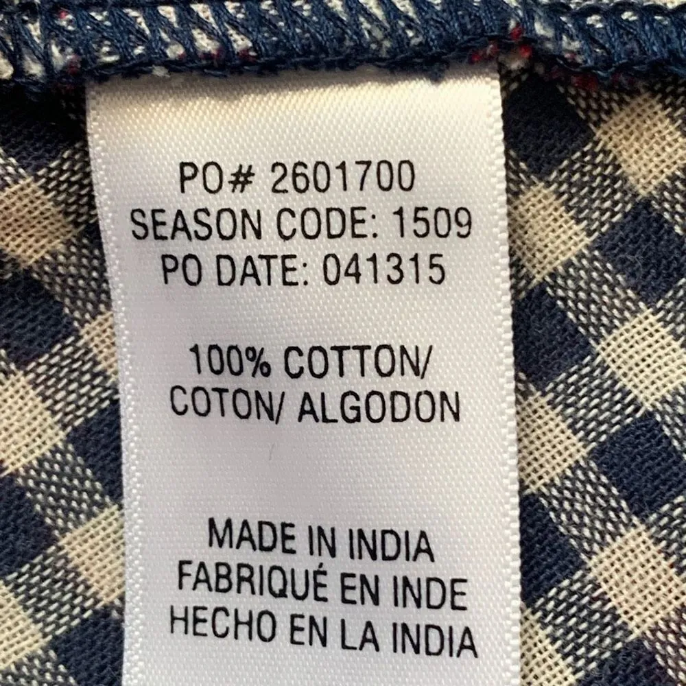 Splendid Top Hunter Plaid Button Up Fiesta Shade Long Sleeve Gingham Cuffs - Image 10