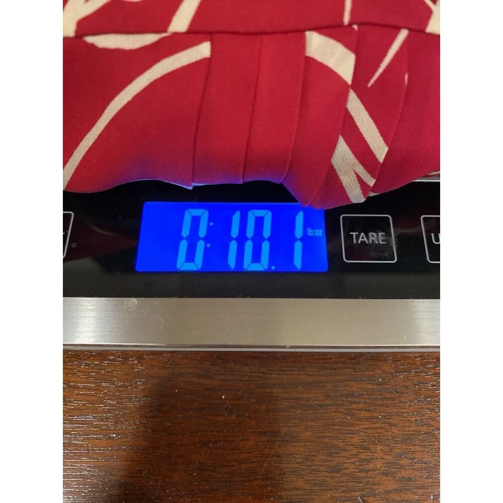 Ann Taylor 2 Silk Classic Sleeveless Floral Flowy Dress Red Black - Image 12