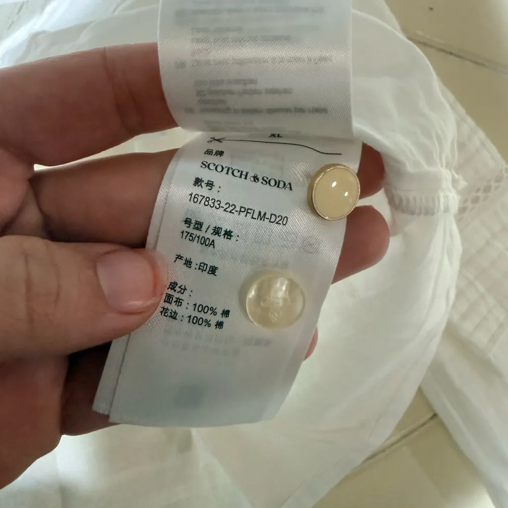 Scotch & Soda White Lace Blouse - Image 8