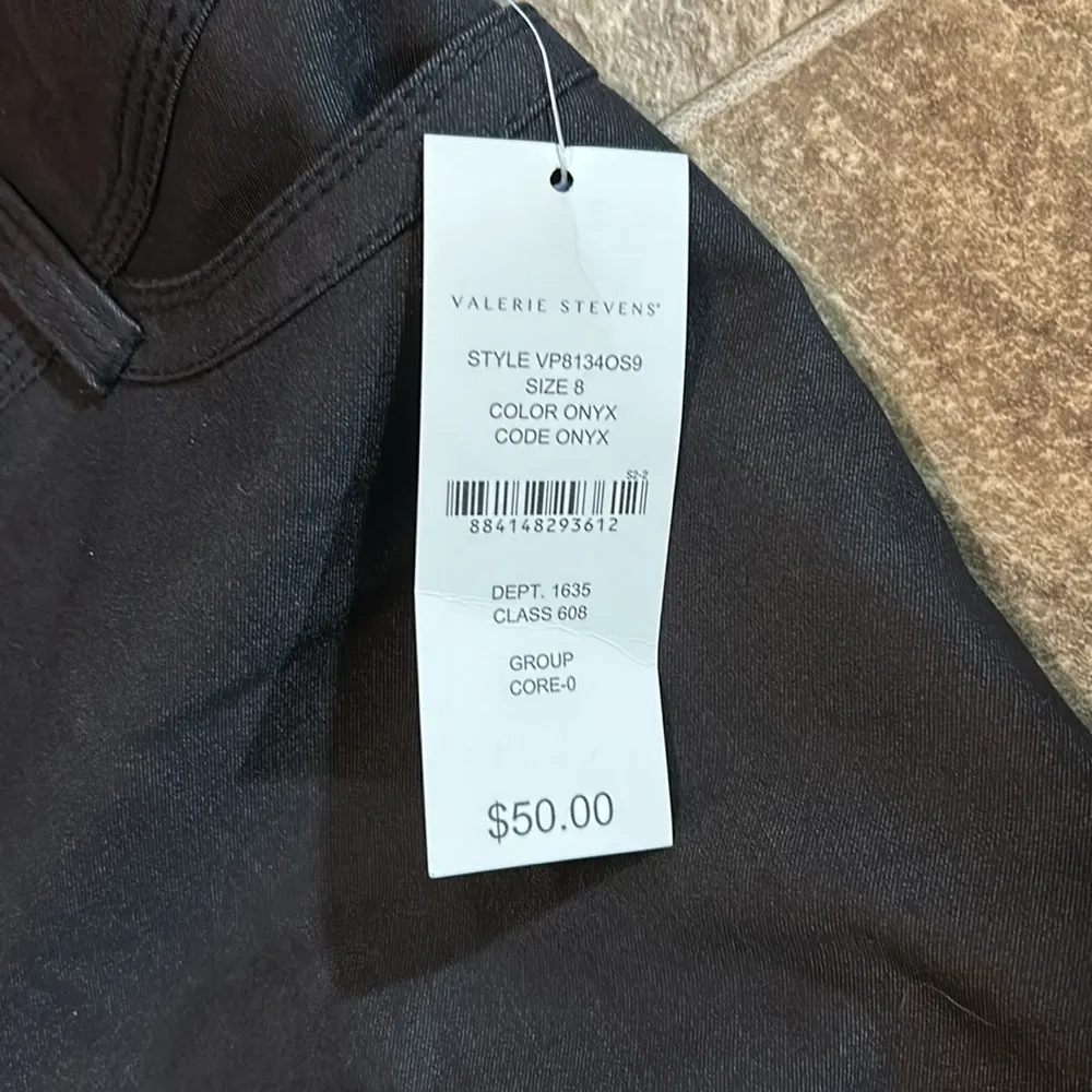 NWT Valerie Stevens Black Work Pants - Image 2