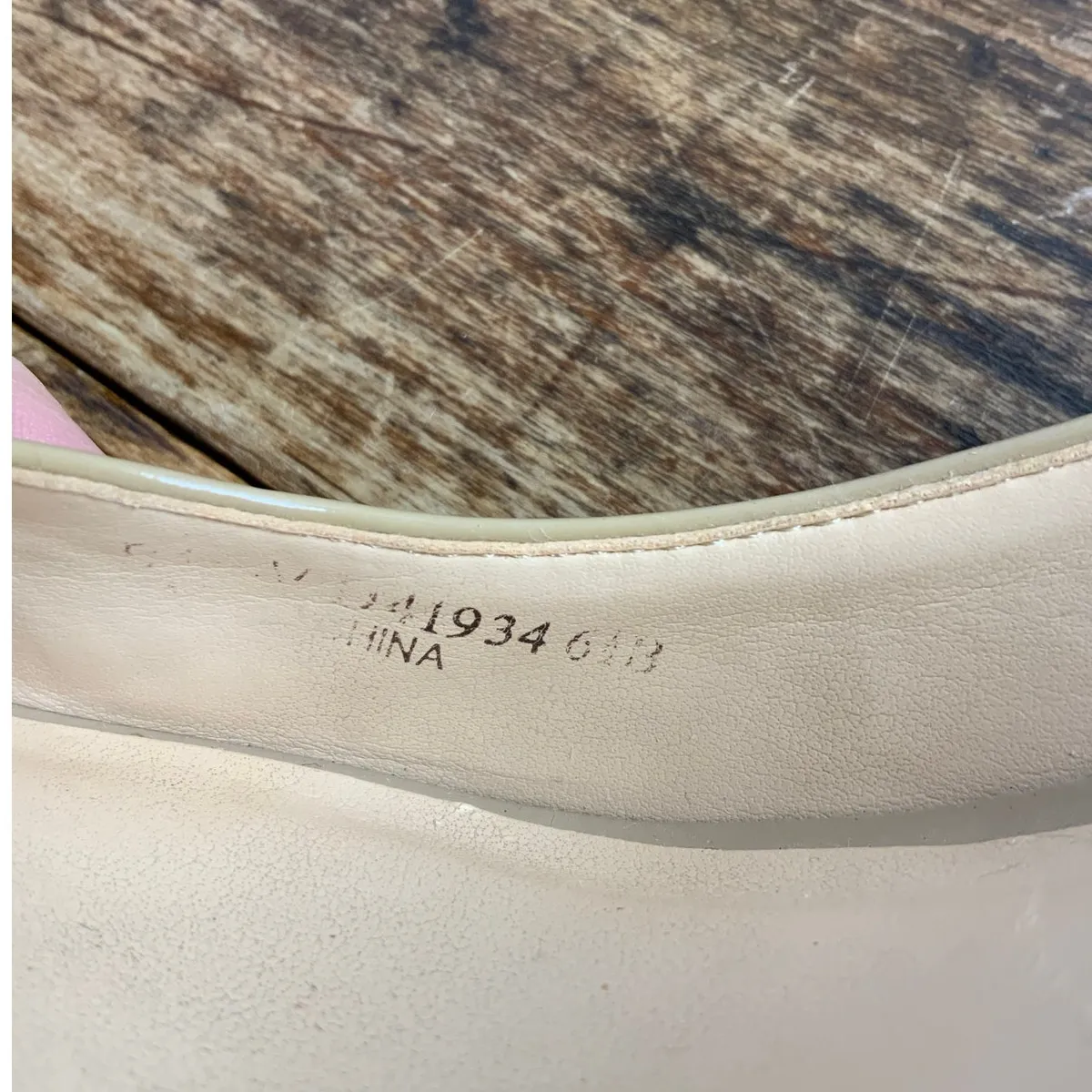 Cole Haan Wedge Heel open toe beige pumps size 6.5 - Image 7