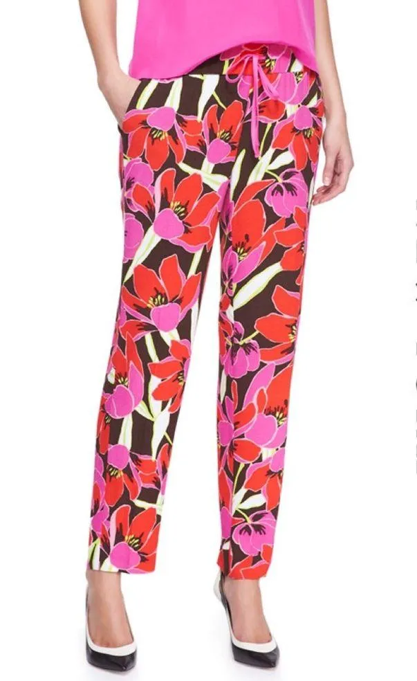 KATE SPADE Tropical Hutton Floral Printed Lounge Pants Size 2 - Image 3